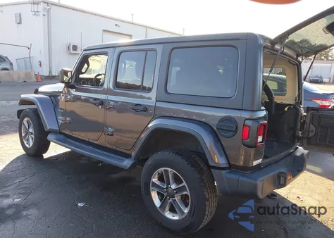 2019 Jeep Wrangler Unlimited Sahara 4X4 z USA, uszkodzony, nr VIN 1C4HJXEG6KW577369
